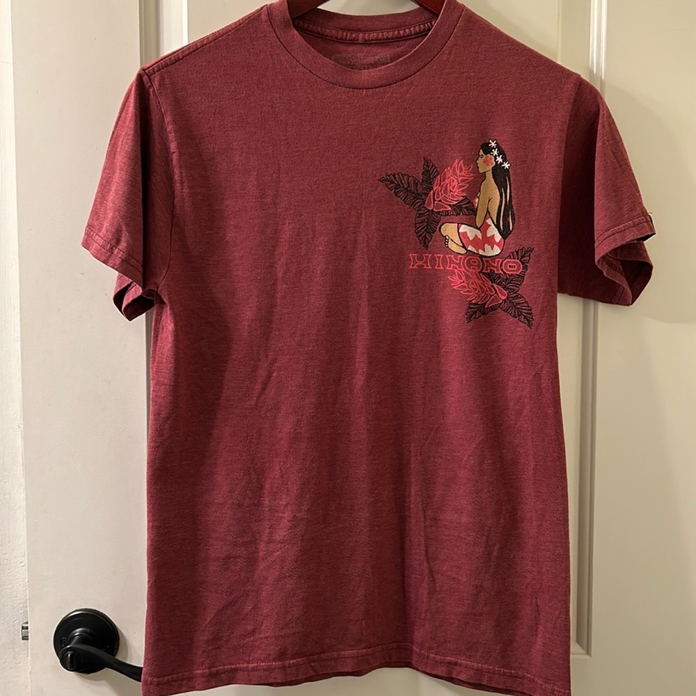 HINANO TAHITI Red Men’s Tee, Sz S